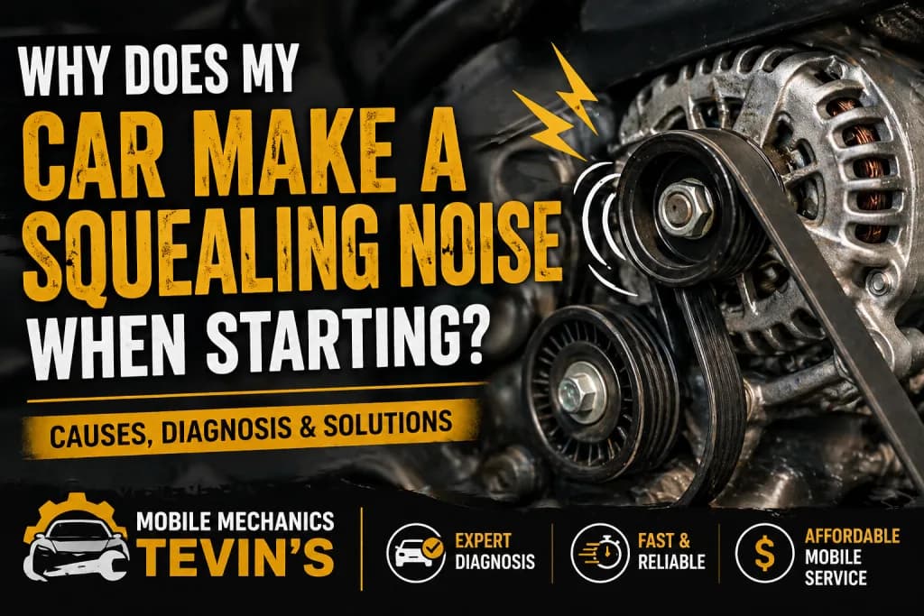 Why Does My Car Squeal When Starting Mobile Mechanic Tevin’s